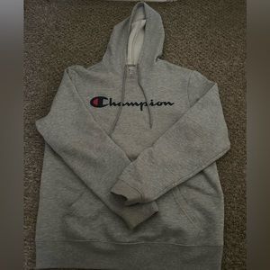 Champion grey hoodie